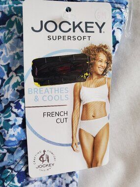 3 pack Jockey supersoft panties French cut sz 6